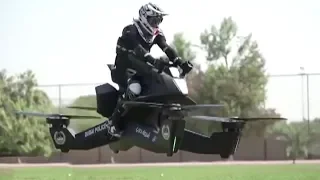Flying motorbike: Dubai's police force takes to the skies