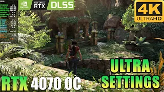 Uncharted: The Lost Legacy | RTX 4070 | 4K Ultra Settings / DLSS ON