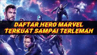 20 HERO MARVEL TERKUAT SAMPAI YANG TERLEMAH | MARVEL MULTIVERSE