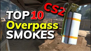 You Need To Know These 10 New Overpass Smokes In CS2