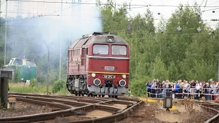 Taigatrommel Br120 274-6 mit Abgasfahne, Horn und super Dieselsound!