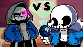 Chaos But Dusttale Sans And Sans Sings It | FNF Cover