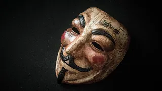 How to make new Anonymous masks The V for Vendetta Mask