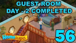 HOMESCAPES STORY WALKTHROUGH - GUEST ROOM - DAY 2 COMPLETED - GAMEPLAY - #56