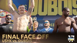 USYK vs. DUBOIS .WEIGHT IN | FACE OFF