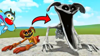 What If Dogday Became NIGHTMARE grey DogDay In Garry's Mod!? ( Ft. Oggy)
