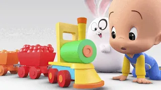 Learn with Cuquin and the Magic colorful train | Educational videos