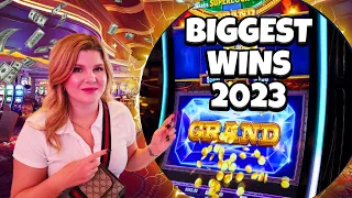 Our BIGGEST Slot Jackpots and Wins of 2023!