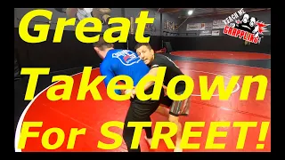 My Favorite Street Takedown From Behind Someone! (plus Greco Slide By!)