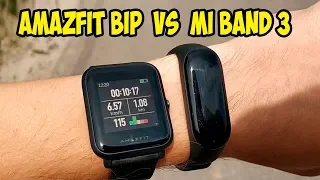 Xiaomi Mi Band 3 VS AmazFit Bip. Чем отличаются и что лучше купить?