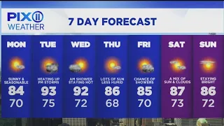 Sunny and seasonable weather expected to start work week
