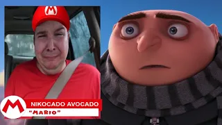 gru reacts to mario movie