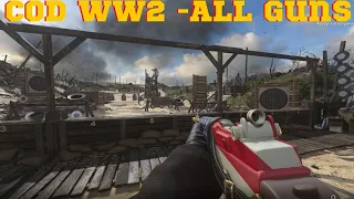 Call of Duty WW2 All Guns- Weapon Showcase #3