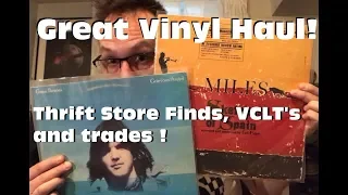 Great Vinyl Hauls! Thrift Store Finds, VCLT's and Trades!