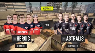 Astralis vs. Heroic - [Overpass]Map2-WINNER INTO GRAND FINAL- ESL Pro League - HIGHLIGHTS l CSGO