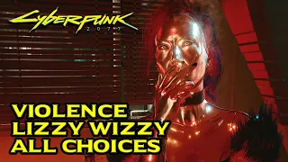 Cyberpunk 2077 - Lizzy (Grimes) Violence Side Job (All Choices)