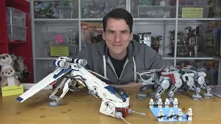 Ein sensationelles Clone Wars Set! 10195 Republic Dropship mit AT-OT von LEGO® Star Wars