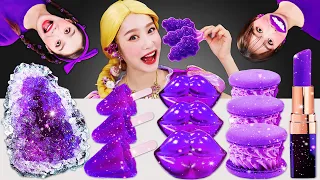 🍇Purple Food Dessert Party Mukbang🍇보라색 음식 디저트 먹방 모음집JiniYum 지니얌 먹방