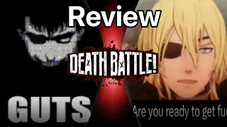 DEATH BATTLE Review- Guts Vs Dimitri