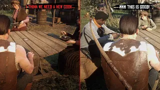 The Gang's Reaction to Pearson's Good and Bad Stews | RDR2