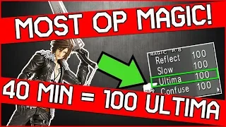 How to farm for ULTIMA (best Magic) in Final Fantasy 8 Remastered on DISK 2!!