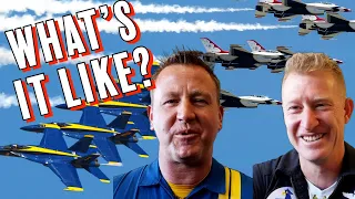 What is life like as a Blue Angel or Thunderbird Fighter Pilot?