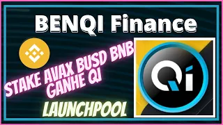 STAKE PARA GANHAR O TOKEN QI NA BINANCE LAUNCHPOOL (BENQI FINANCE)