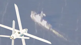 Lancet-51 drone strikes Ukrainian Island-class patrol boat