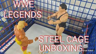 Unboxing WWE Legends Steel Cage #WWE