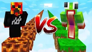 PRESTONPLAYZ vs UNSPEAKABLEGAMING! (1v1 Minecraft Parkour Race)