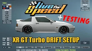 Live for Speed #18-"XR GT Turbo DRIFT SETUP + TESTING"