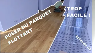 comment poser un PARQUET flottant stratifié ep47