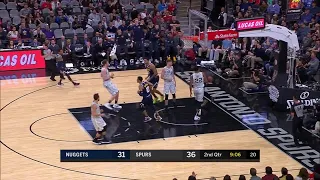 2nd Quarter, One Box Video: San Antonio Spurs vs. Denver Nuggets