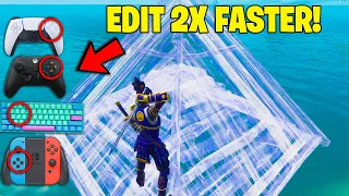 The SECRET Setting To Edit 2X FASTER on Fortnite! (Console & PC!)