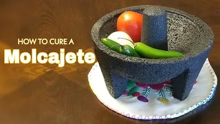 HOW TO CURE A MOLCAJETE | Step By Step ❤