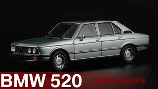 Подвох: BMW E12 520 Saphirblau /// MaXichamps /// Масштабные модели автомобилей 1:43