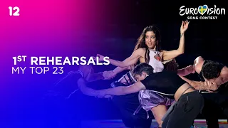 Eurovision 2024: First Rehearsals | My Top 23 (So Far)