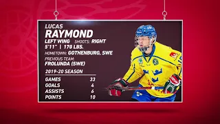 Welcome to Detroit, Lucas Raymond!