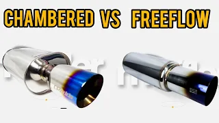 Why CHAMBERED mufflers sounds deeper than FREEFLOW