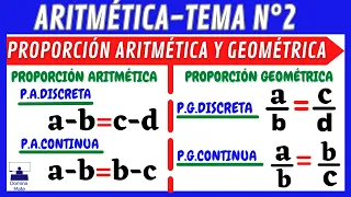 [PROPORCIÓN ARITMÉTICA Y GEOMÉTRICA]-[EJERCICIOS TIPO EXAMEN]