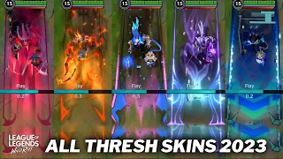 All Thresh Skins 2023 Comparison Wildrift