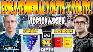 TUNDRA VS BETBOOM BO3[GAME 1]SEMIFINAL-TOPSON, PURE VS GPK, NIGHTFALL-ESL ONE BIRMINGHAM 2024 - ESB