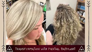 HOW TO BRIGHTEN UP A BLONDE WITH A PARTIAL HIGHLIGHT | QUICK AND EASY