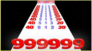 Number Merge Run Merge Master - Gameplay Walkthrough - Levels 1-25 iPhone