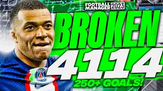 This BROKEN 4-1-1-4 Scores 250+ Goals! FM23 Tactics! | Football Manager 2023 Tactics