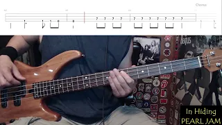 In Hiding by Pearl Jam - Bass Cover with Tabs Play-Along