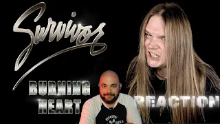 Tommy Johansson - Burning Heart Cover |REACTION|