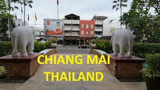 Chiang Mai Thailand - Walk from Shangri-la Hotel to Old City