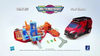 Playset Transformable en Súper Van City con Auto Micro Machines - 21535