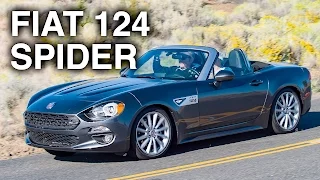 2017 Fiat 124 Spider Review - Mazda Miata MX-5 Comparison